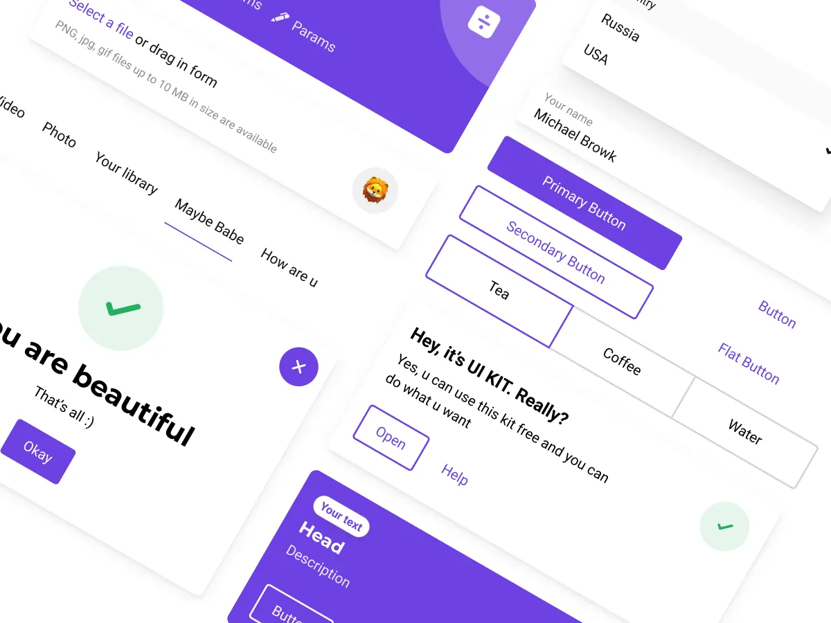Browk Design System  - Free Figma Template