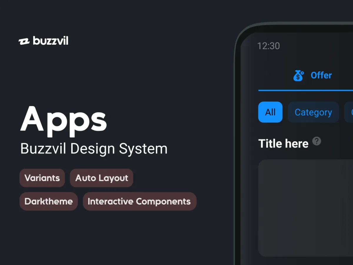 Buzzvil Design System  - Free Figma Template
