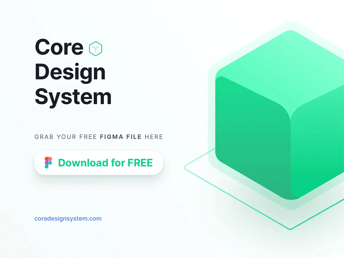 Core Design System  - Free Figma Template