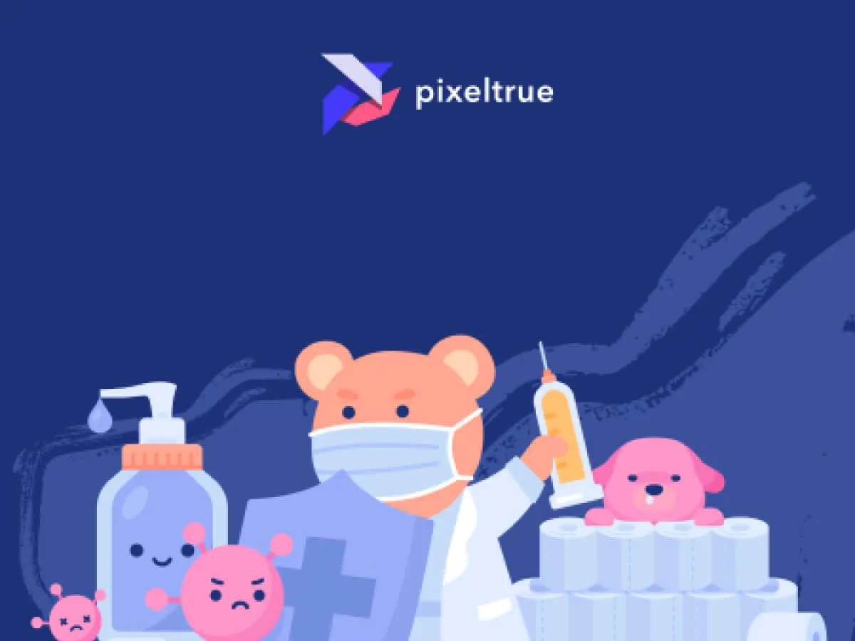 COVID-19 Illustrations  - Free Figma Template
