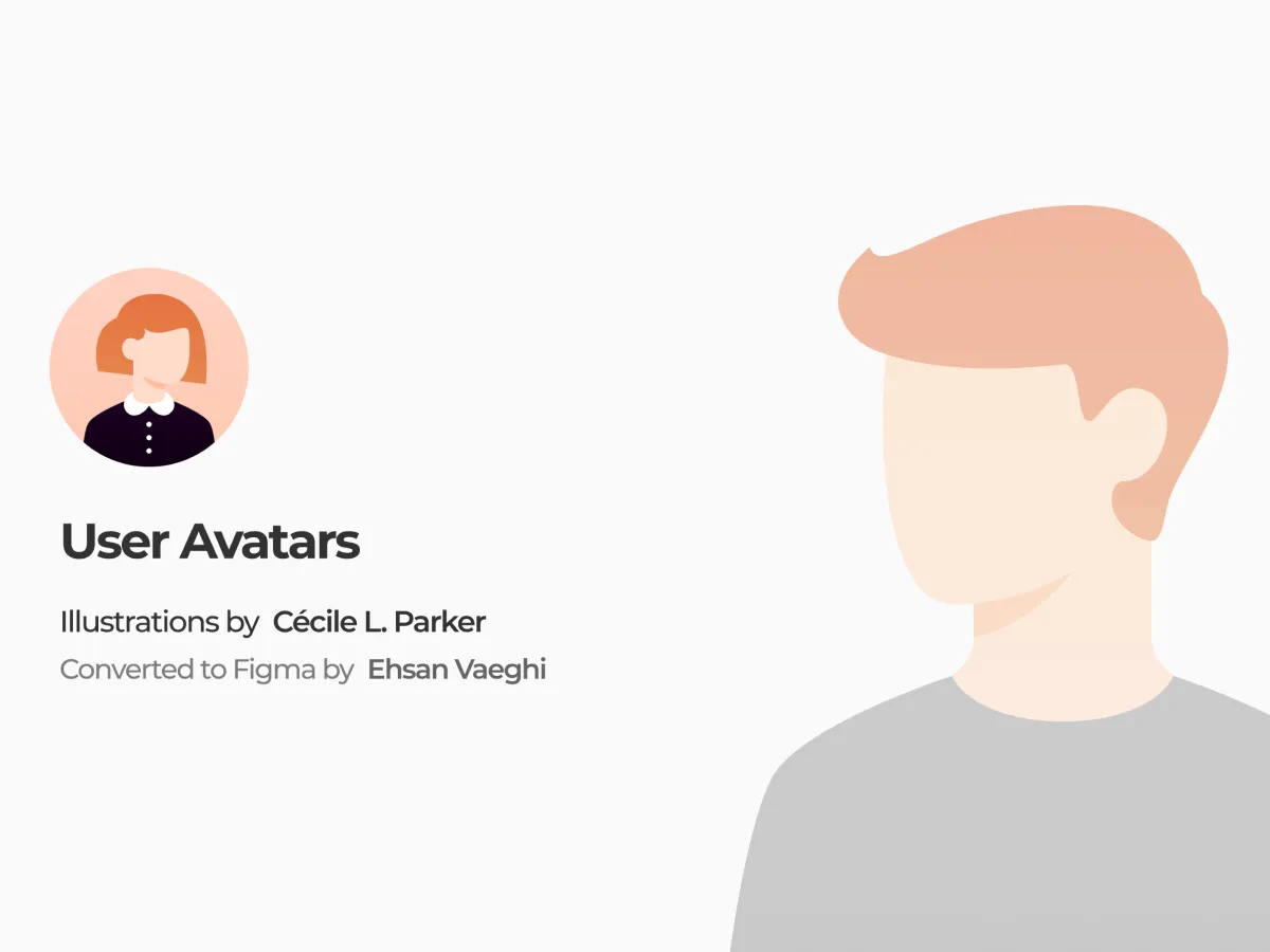 Customizable Vector Profile Pictures  - Free Figma Template