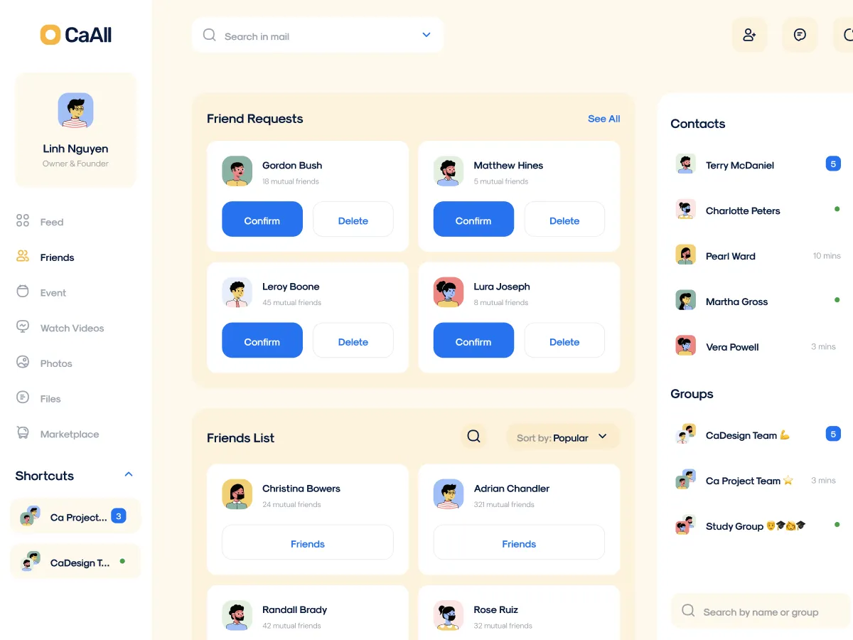 Dashboard App Template  - Free Figma Template