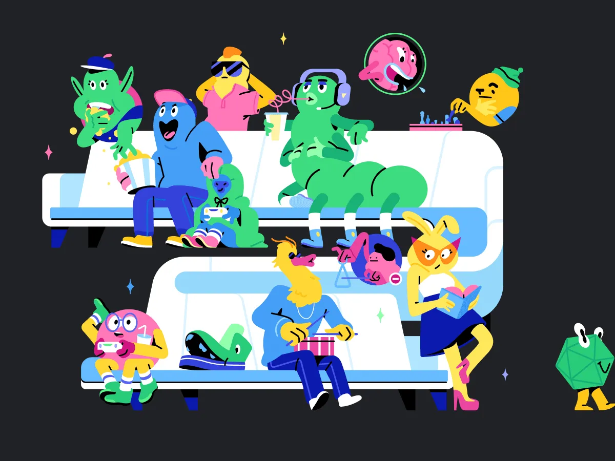 Discord New Illustrations  - Free Figma Template