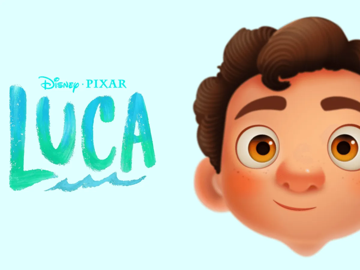 Disney Pixar Luca 3D Illustration & Animation  - Free Figma Template