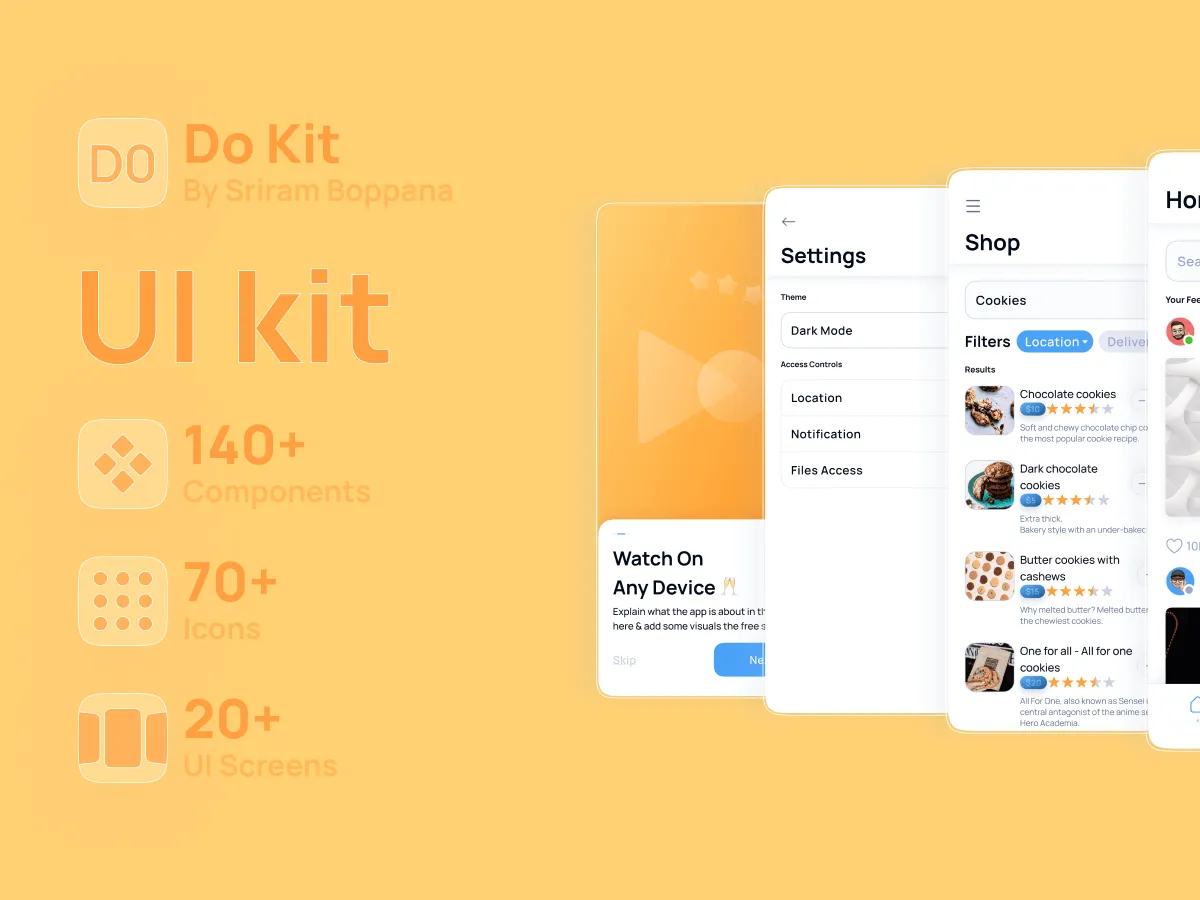 Do Kit – Multipurpose UI Kit  - Free Figma Template