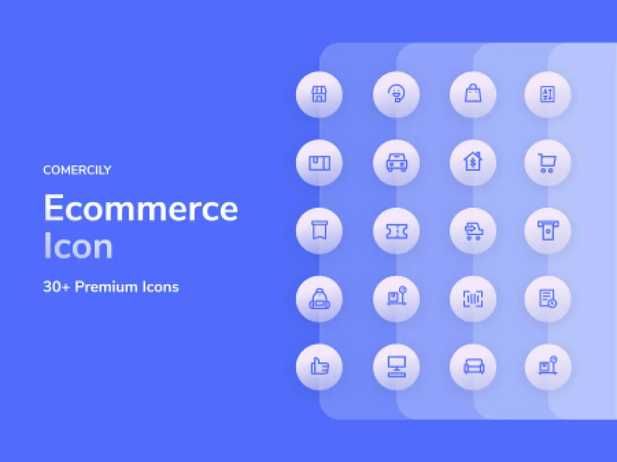Ecommerce Icon Set  - Free Figma Template