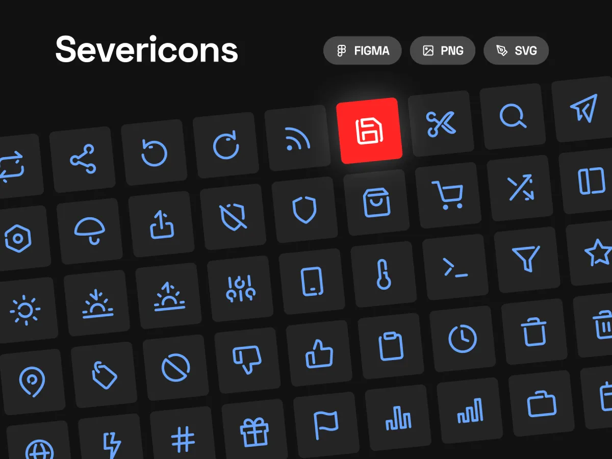 Essential Icon Set  - Free Figma Template