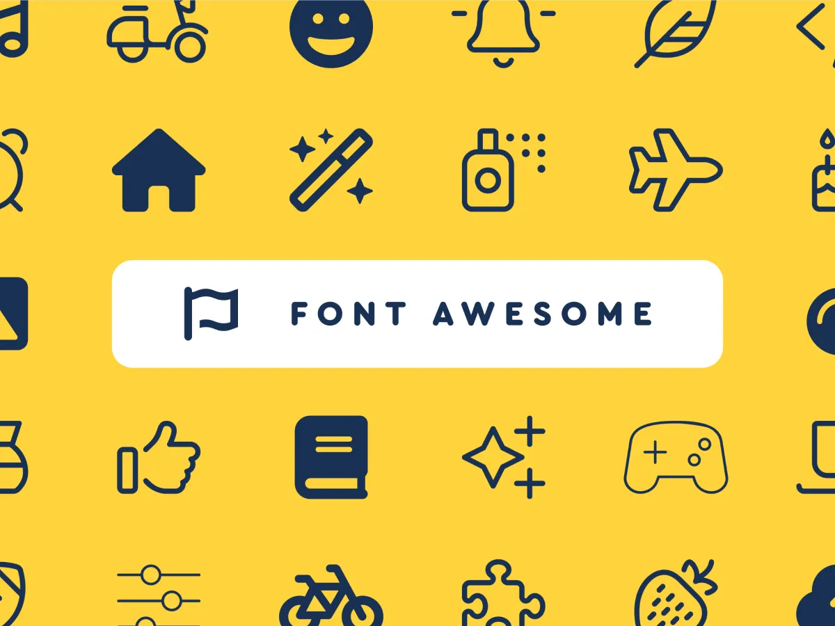 Font Awesome Icon Component  - Free Figma Template
