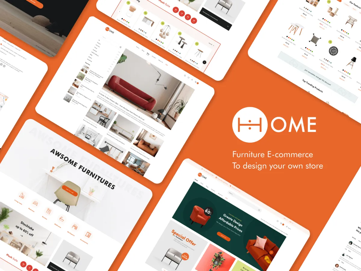 Furniture Ecommerce  - Free Figma Template