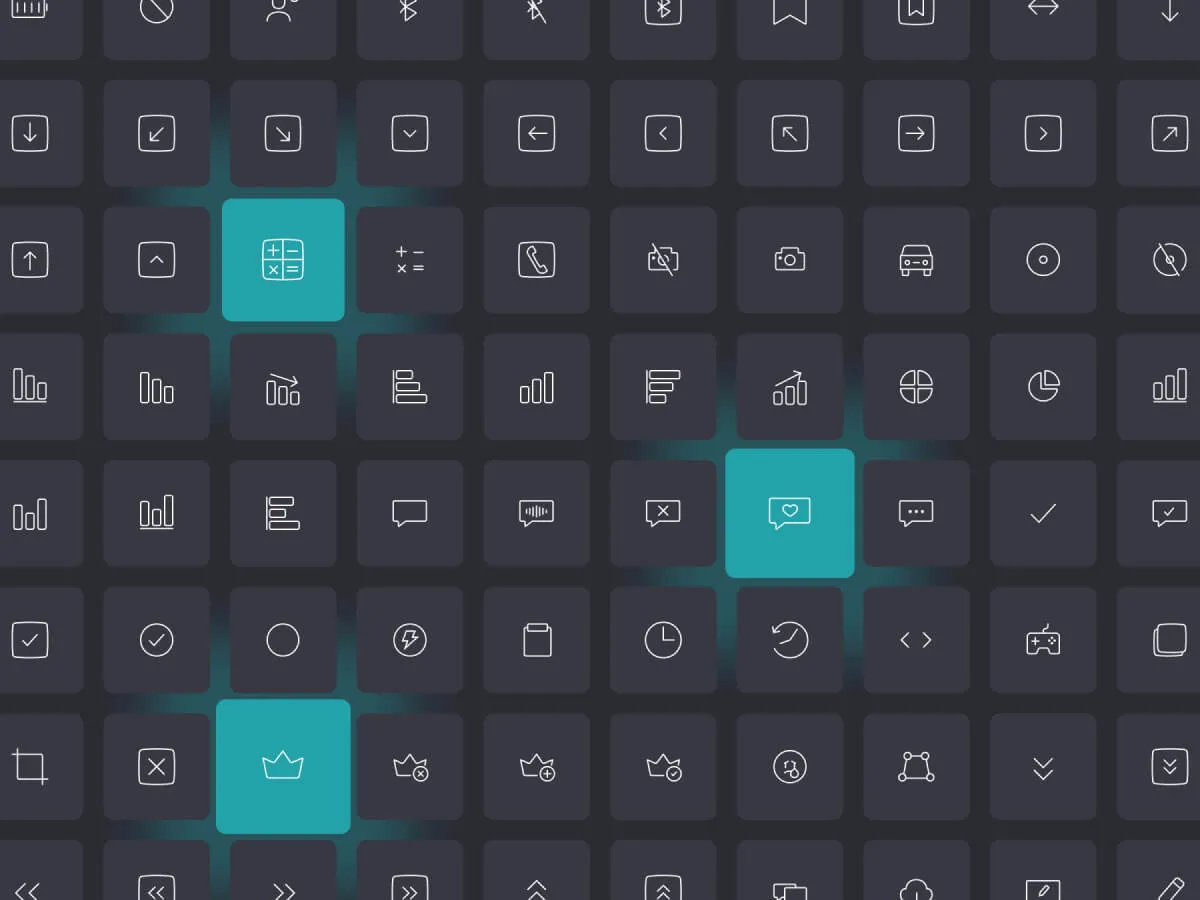 General Icon Set  - Free Figma Template