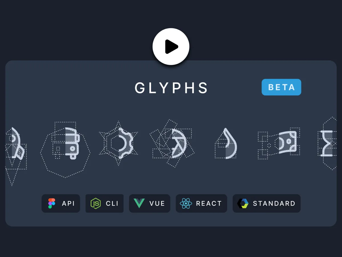 Glyphs Pack  - Free Figma Template