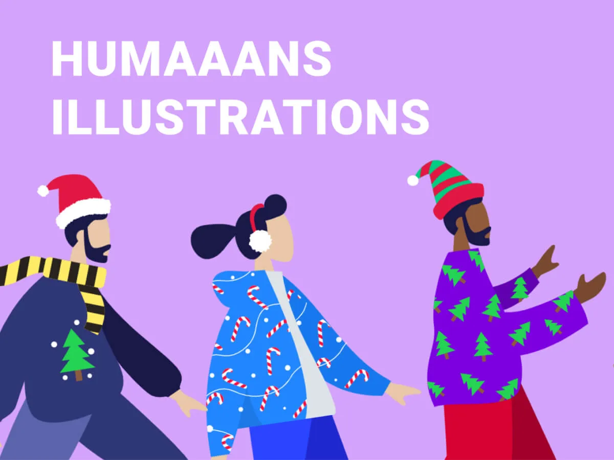 Humans Illustration Pack  - Free Figma Template
