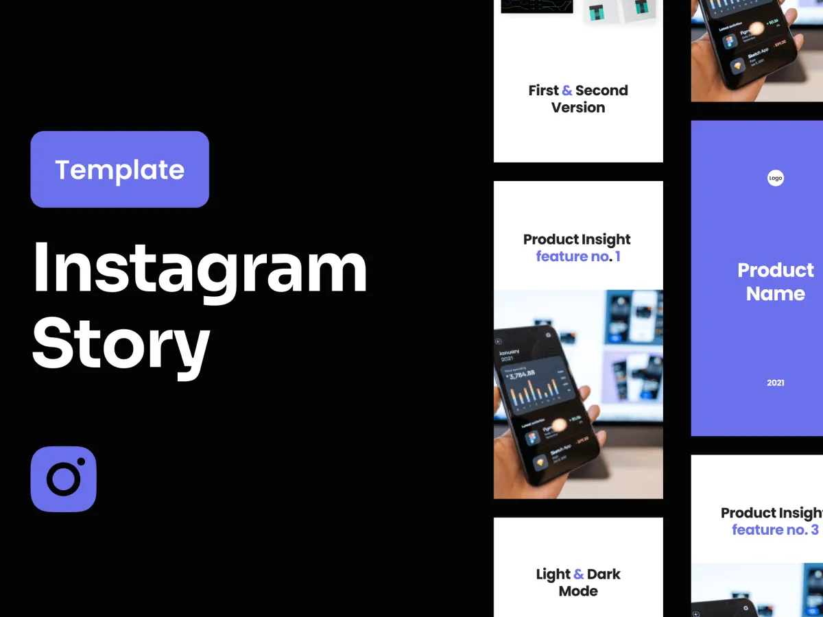Instagram Story Template  - Free Figma Template
