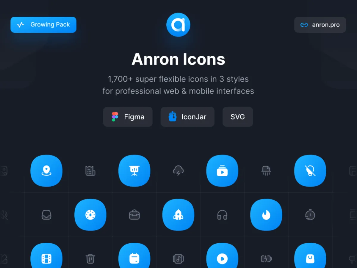 Line and Duotone Icons  - Free Figma Template