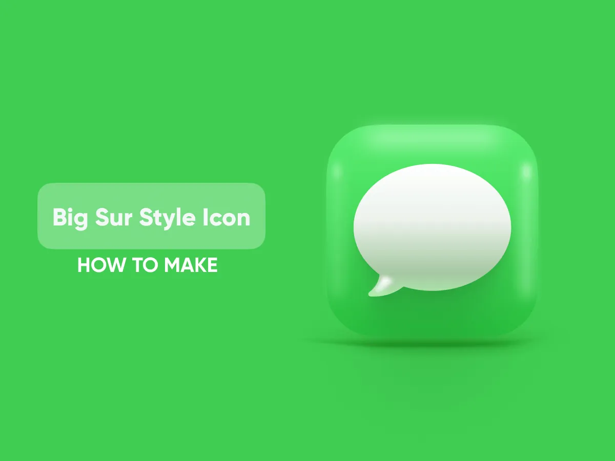 macOS Big Sur Icon Tutorial  - Free Figma Template