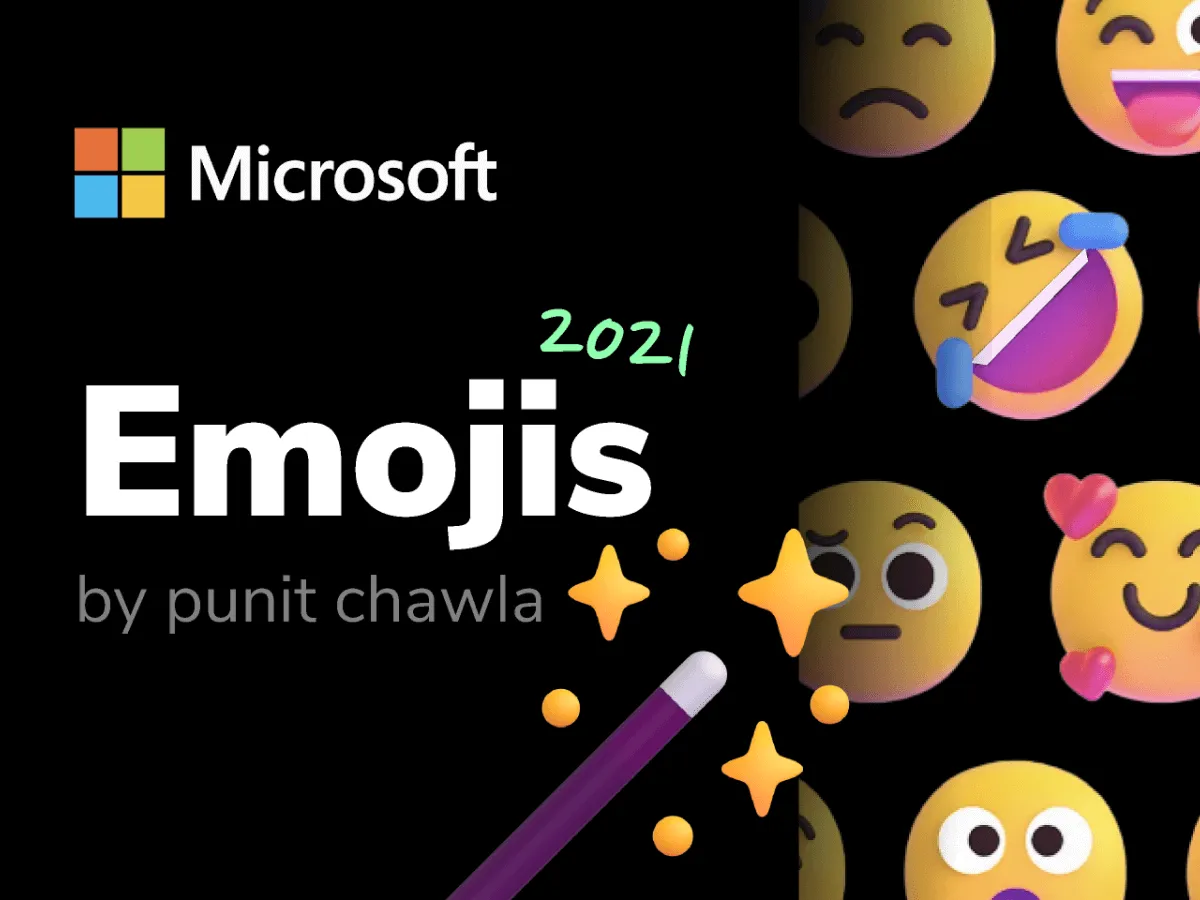 Microsoft Emojis 2021  - Free Figma Template