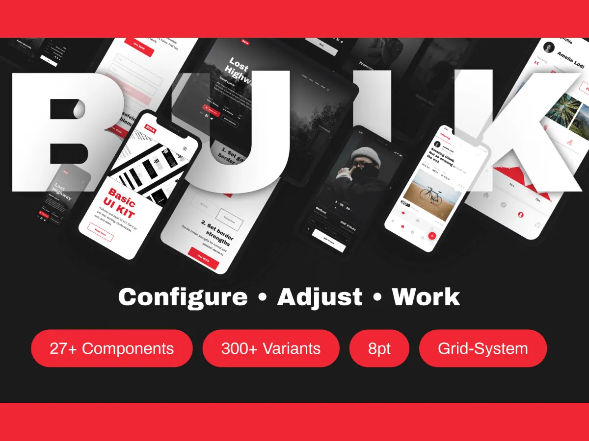 Multipurpose UI Kit  - Free Figma Template