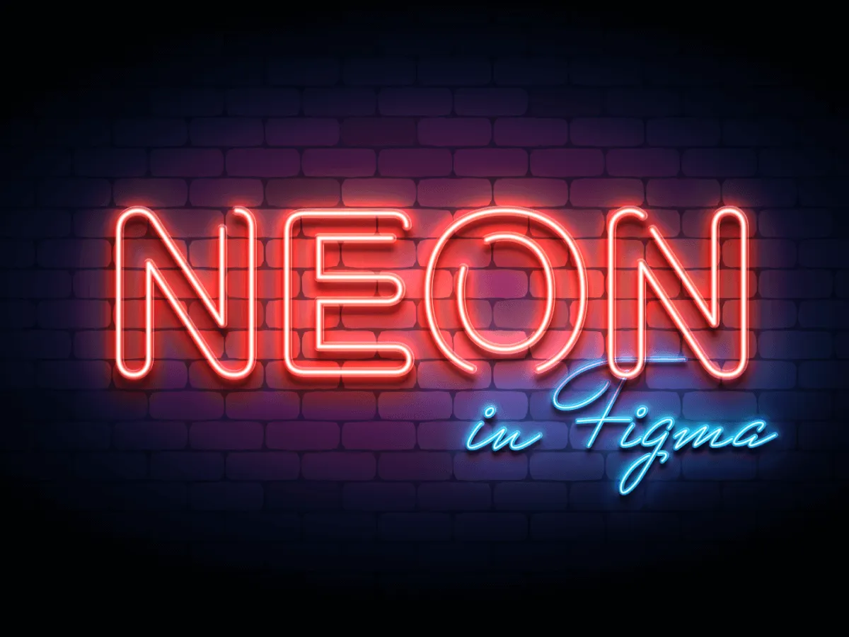 Neon Effect  - Free Figma Template