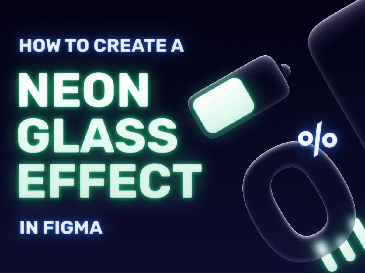 Neon Glass Effect Tutotial  - Free Figma Template