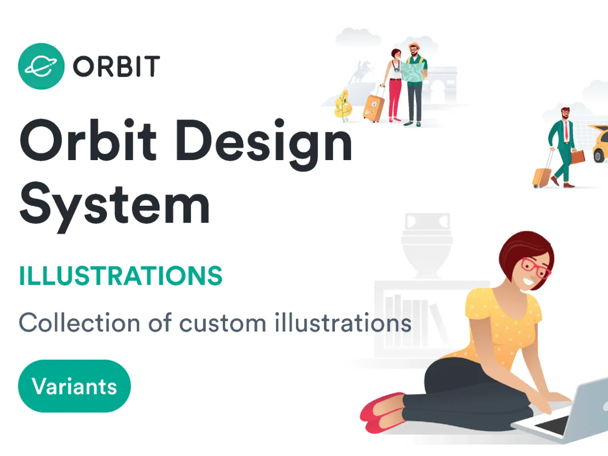 Orbit Illustrations  - Free Figma Template