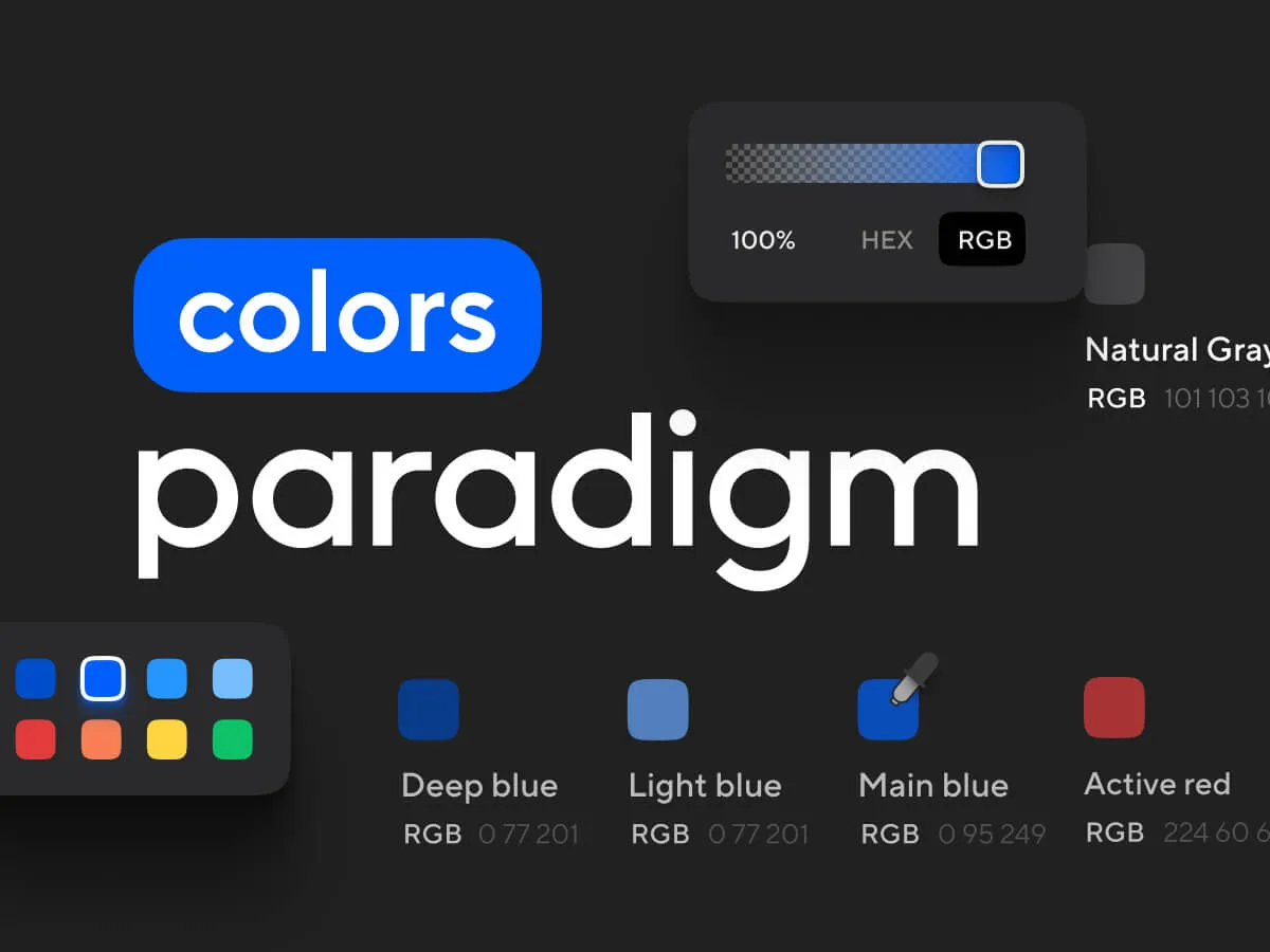 Paradigm Colors  - Free Figma Template