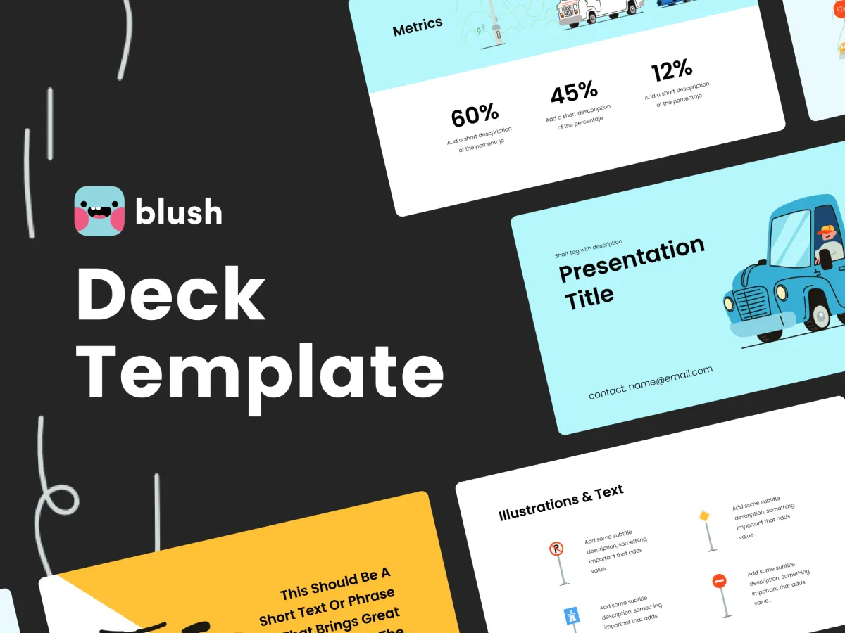 Pitch Deck Template  - Free Figma Template