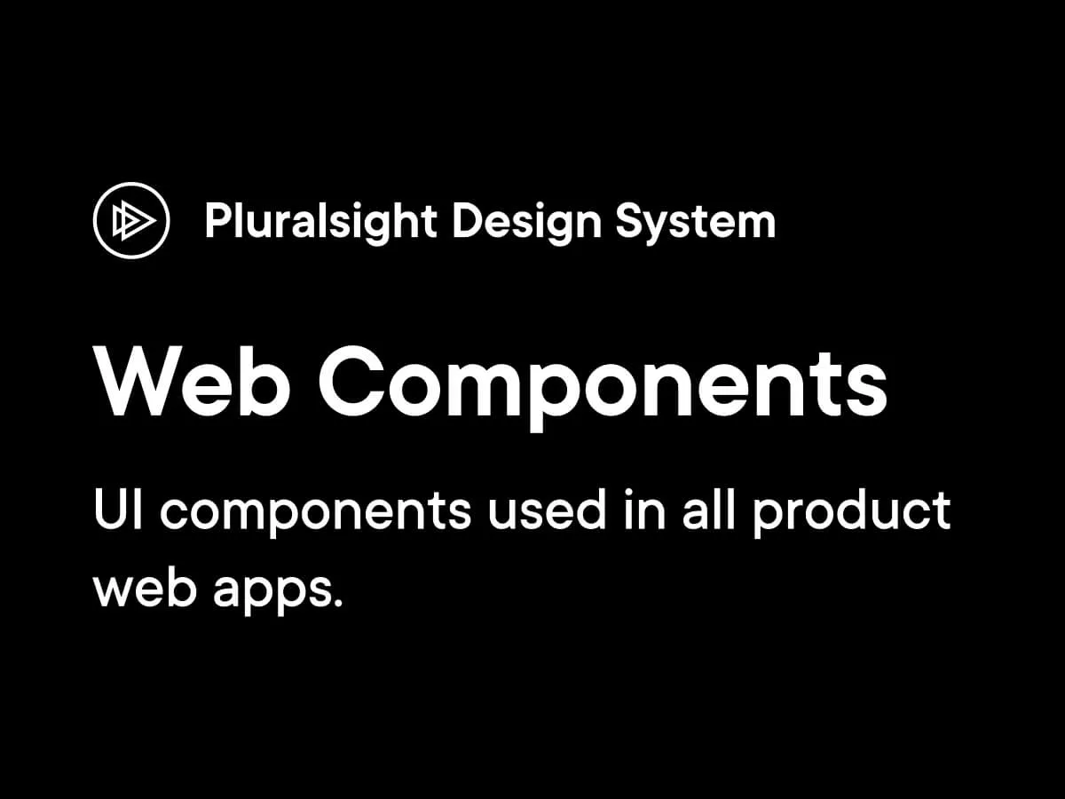 Pluralsight Web Components  - Free Figma Template