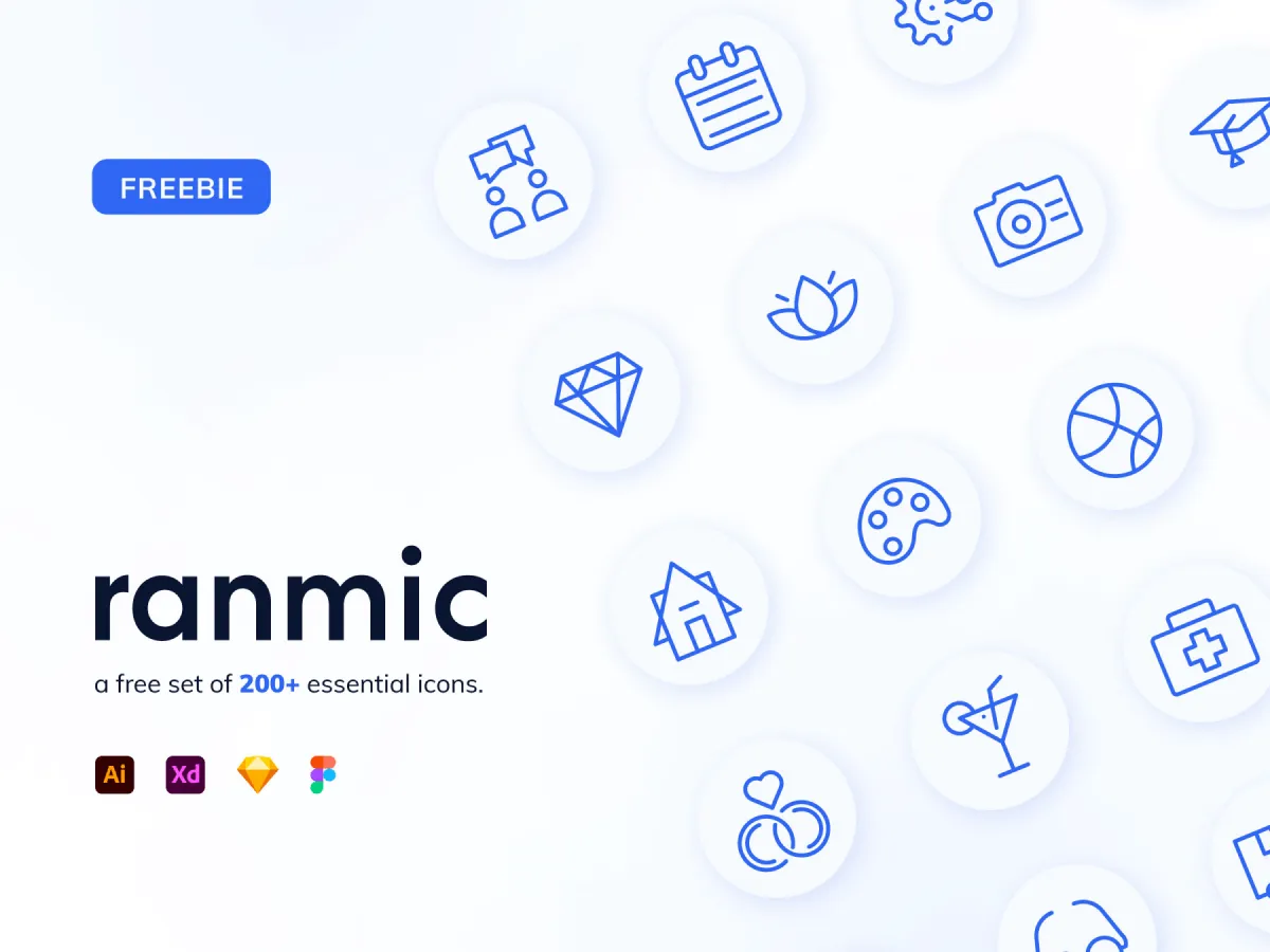 Random Miscellaneous Icons  - Free Figma Template