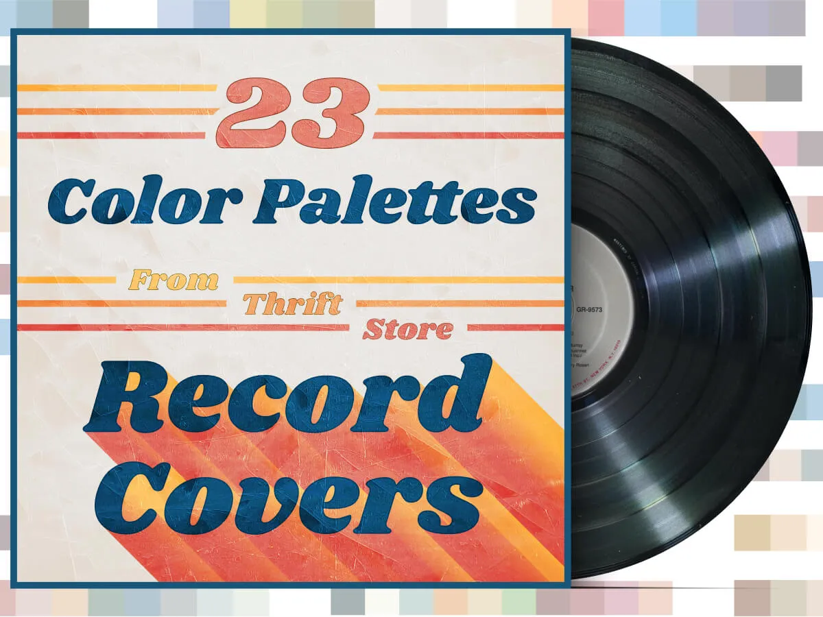 Record Covers Color Palettes  - Free Figma Template