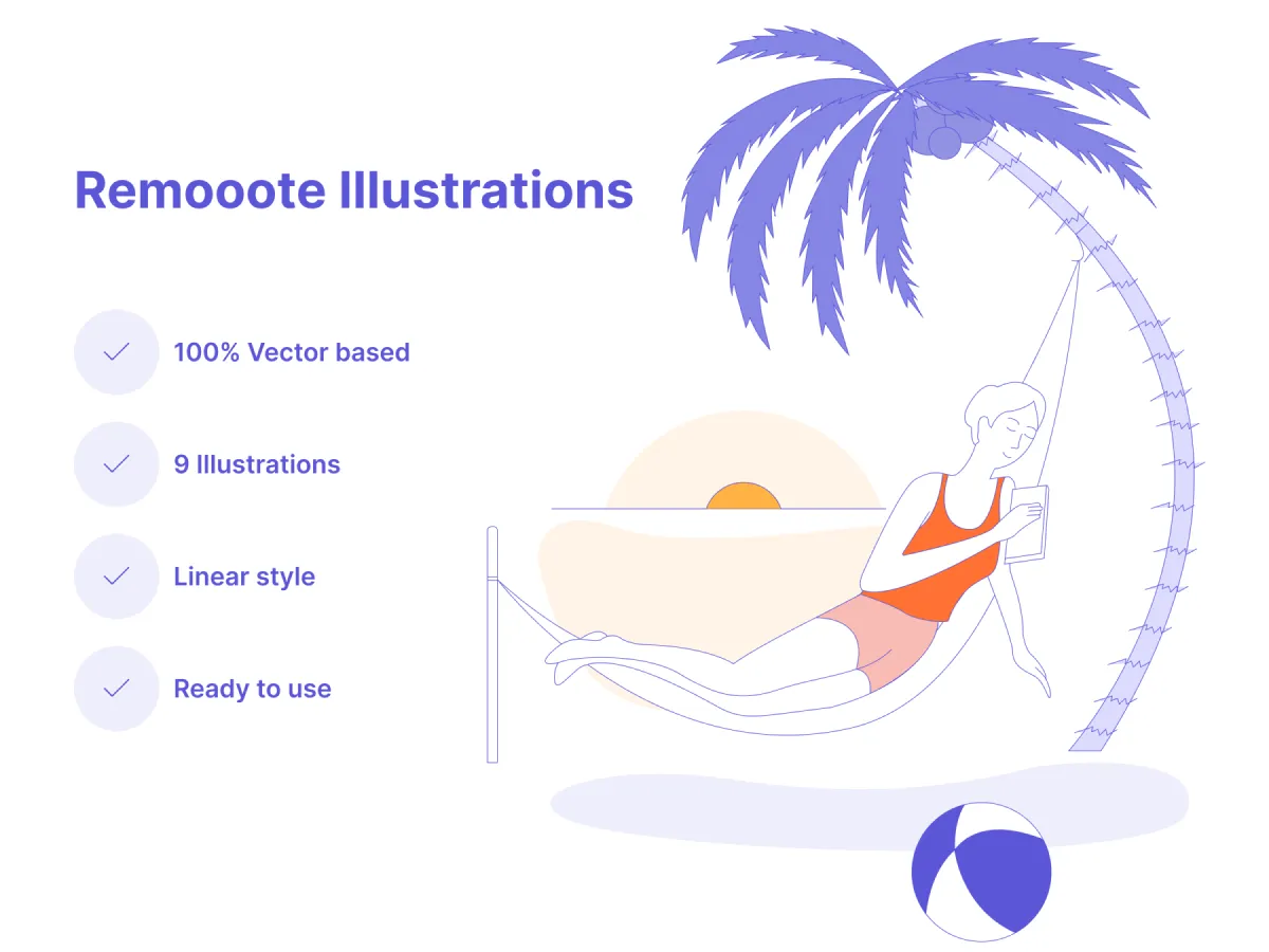 Remooote Illustrations  - Free Figma Template