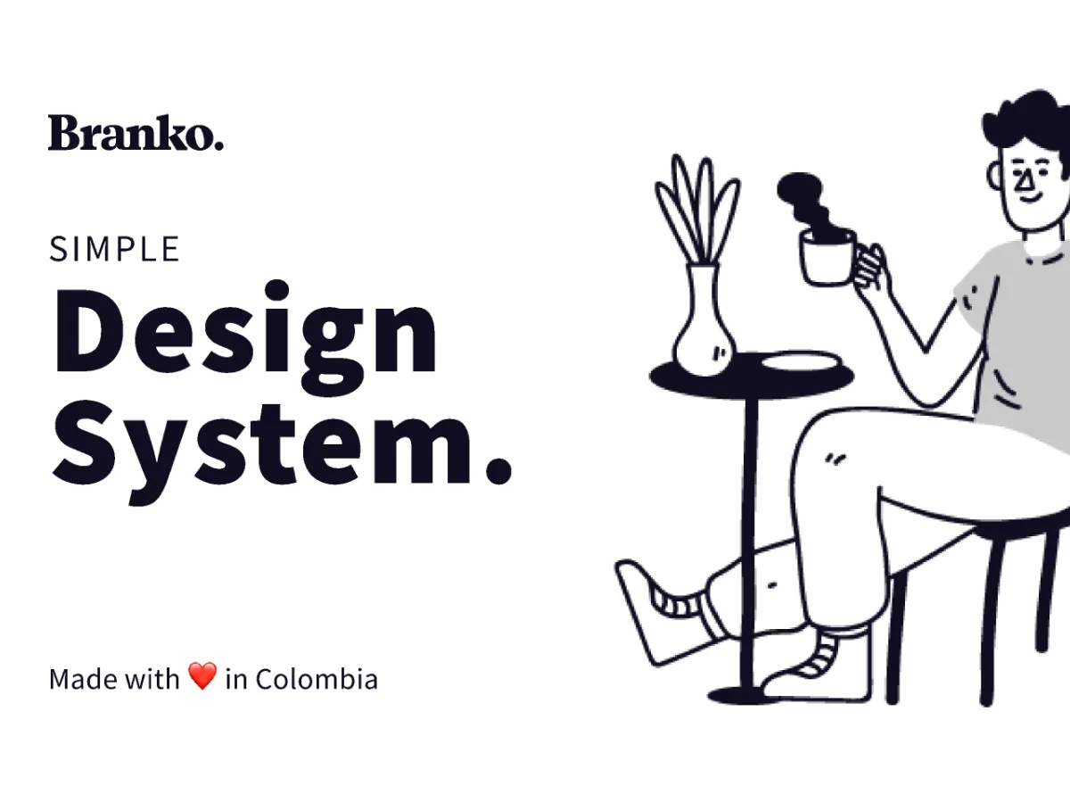 Simple Design System  - Free Figma Template