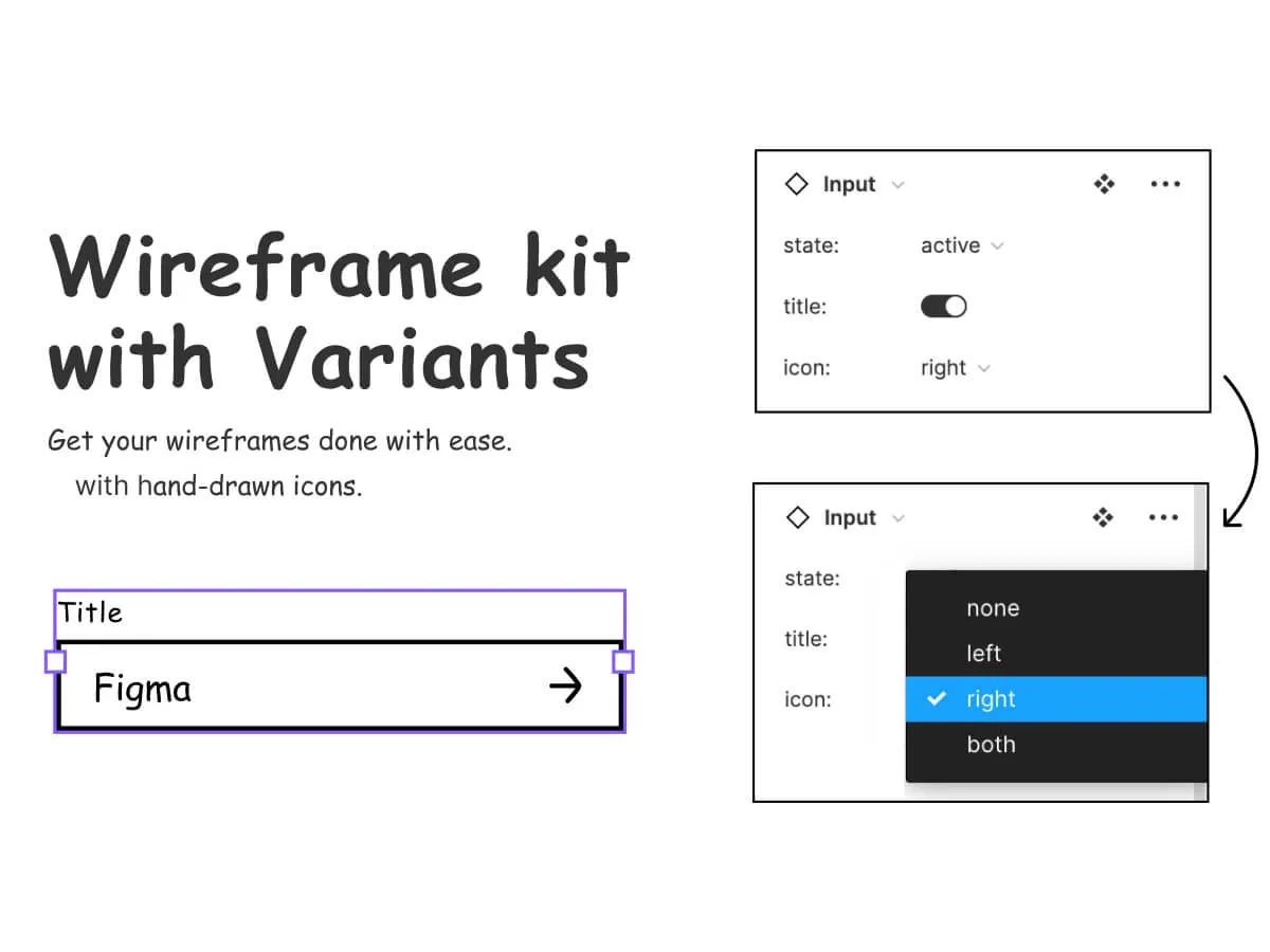 Simple Wireframe Kit  - Free Figma Template