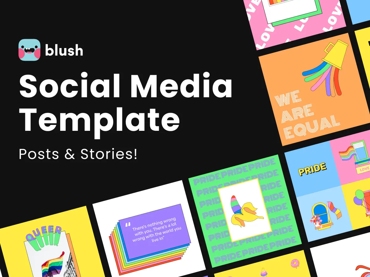 Social Media Templates  - Free Figma Template