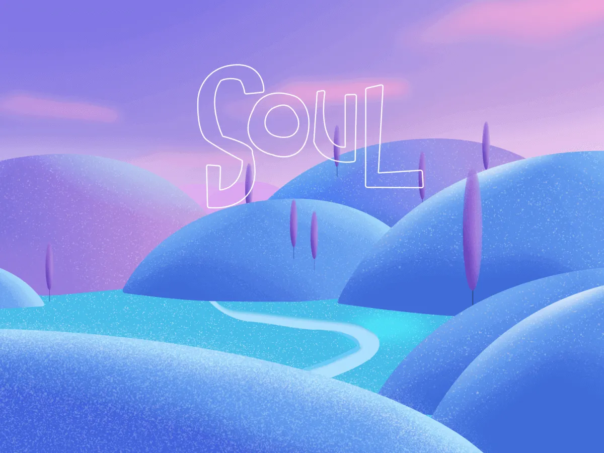 Soul Disney Movie Illustration  - Free Figma Template