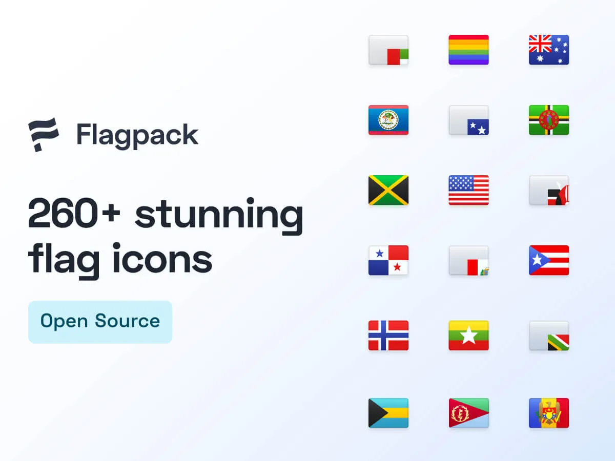 Stunning Flag Icons  - Free Figma Template