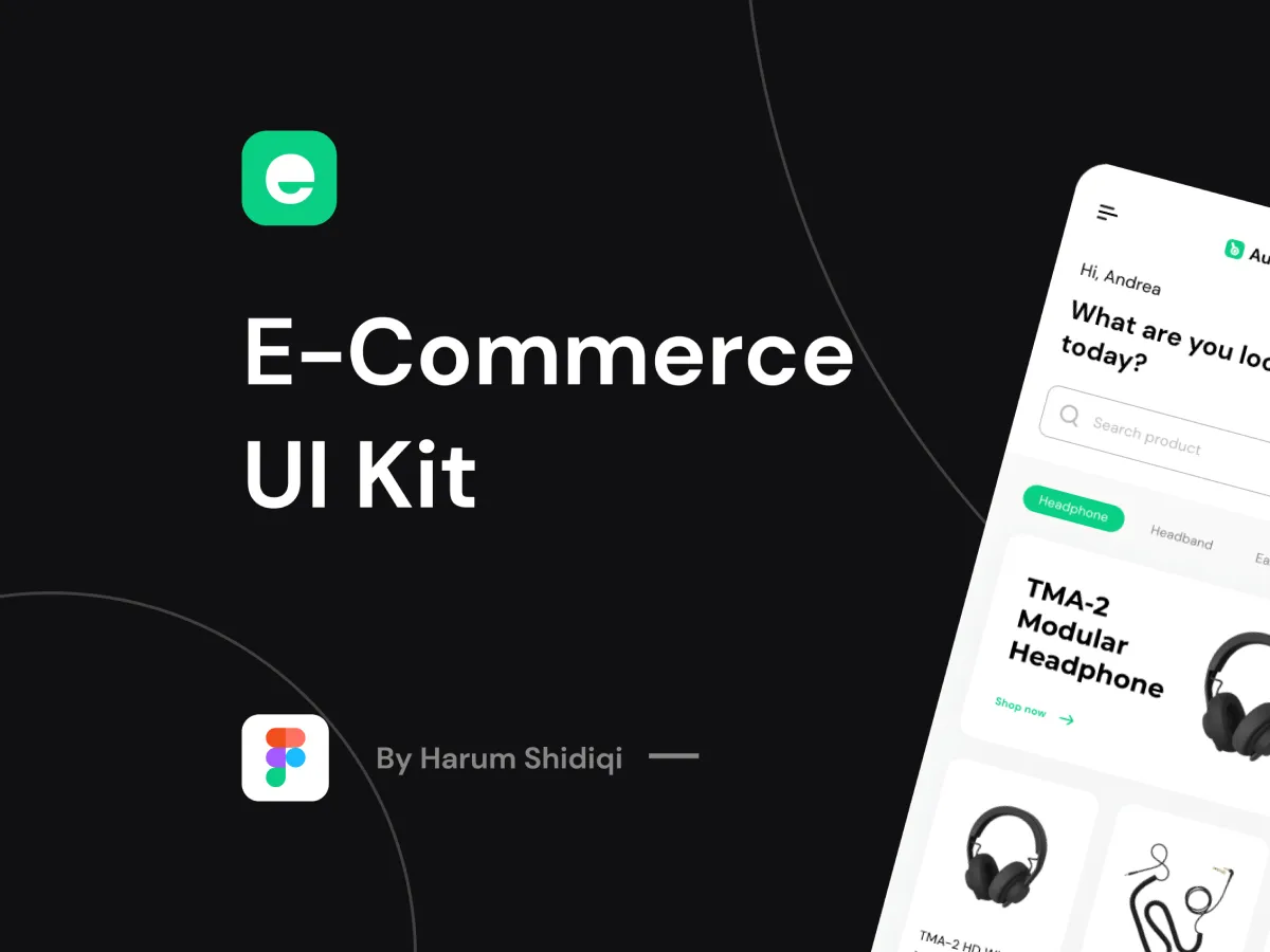 Tech Shop E-Commerce UI Kit  - Free Figma Template