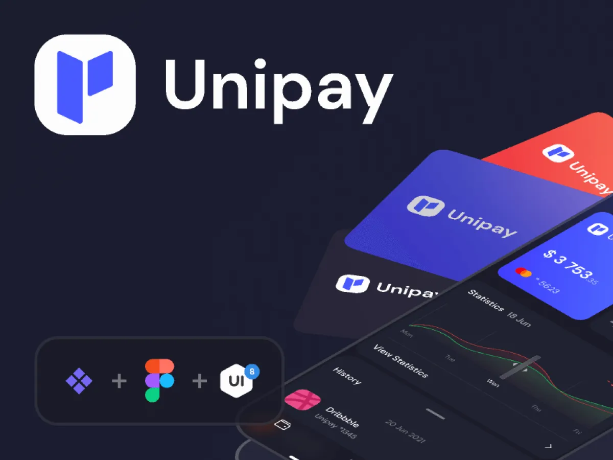 Wallet App iOS UI Design System  - Free Figma Template