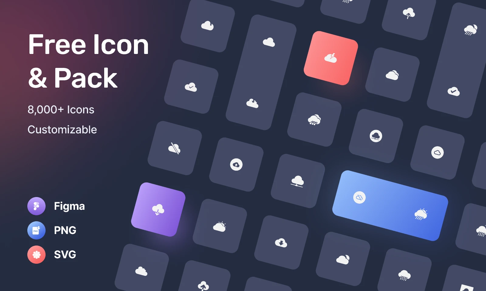 Free Icon & Pack for Figma and Adobe XD