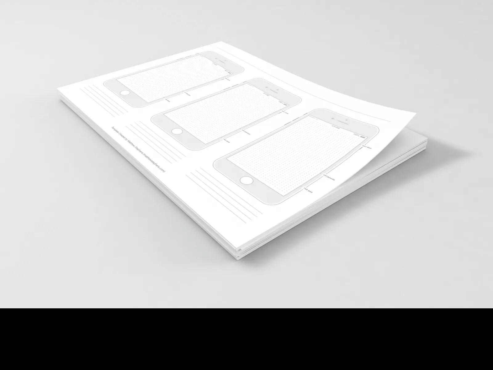 Free iPhone 7 Template  - Free Figma Template