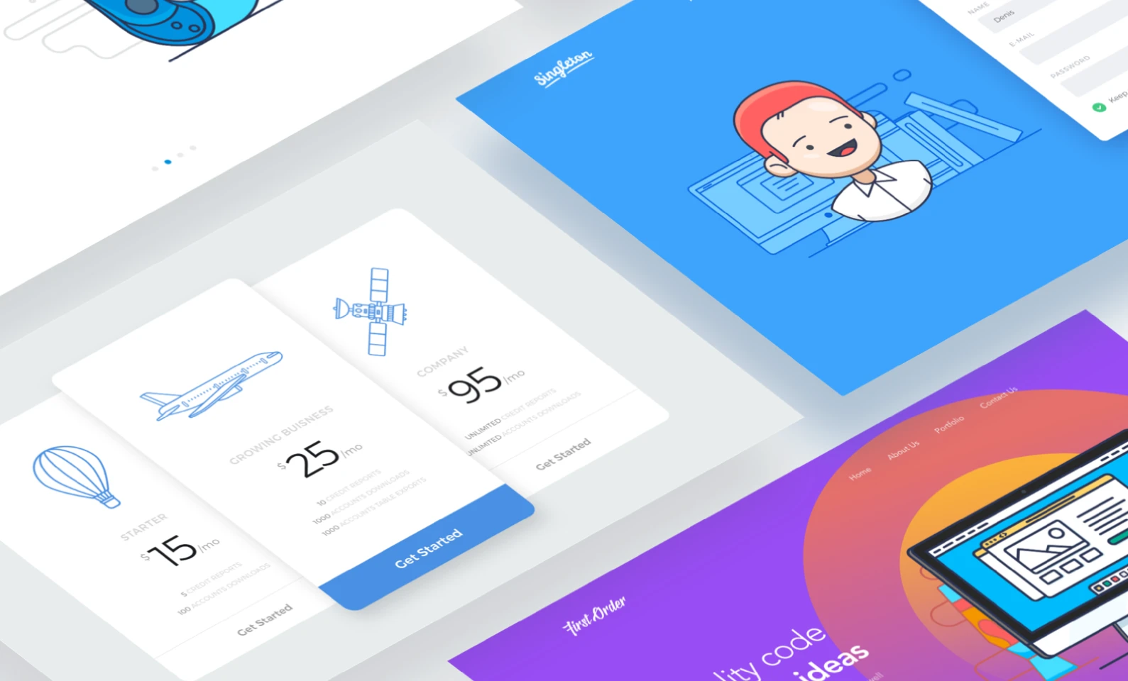 Free Juicy Illustrations for Figma and Adobe XD