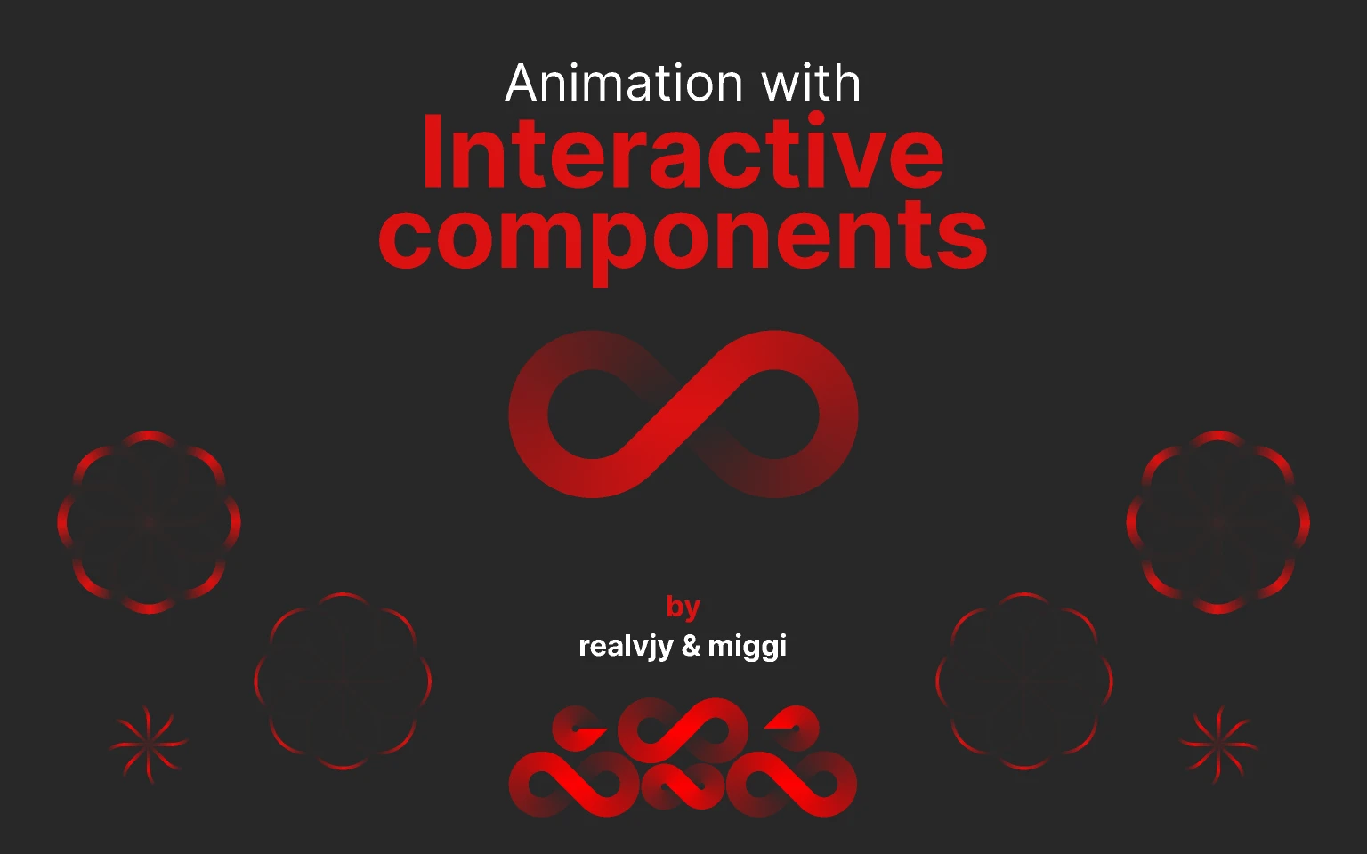 Fun with infinity symbol - miggi & realvjy for Figma and Adobe XD
