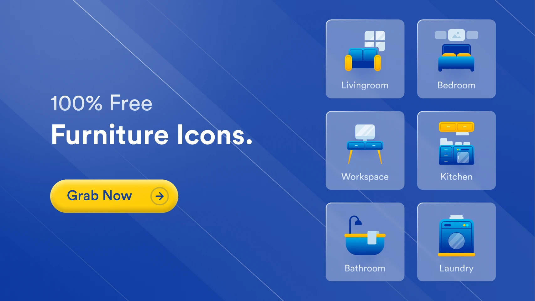 Furniture Icons - Freebies for Figma and Adobe XD