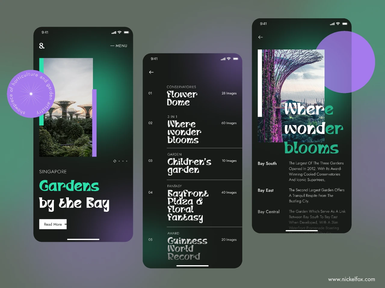Garden Collection Mobile App for Figma and Adobe XD