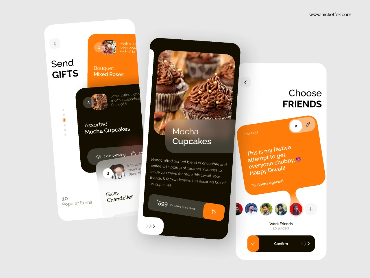 Gifting Mobile App for Figma and Adobe XD