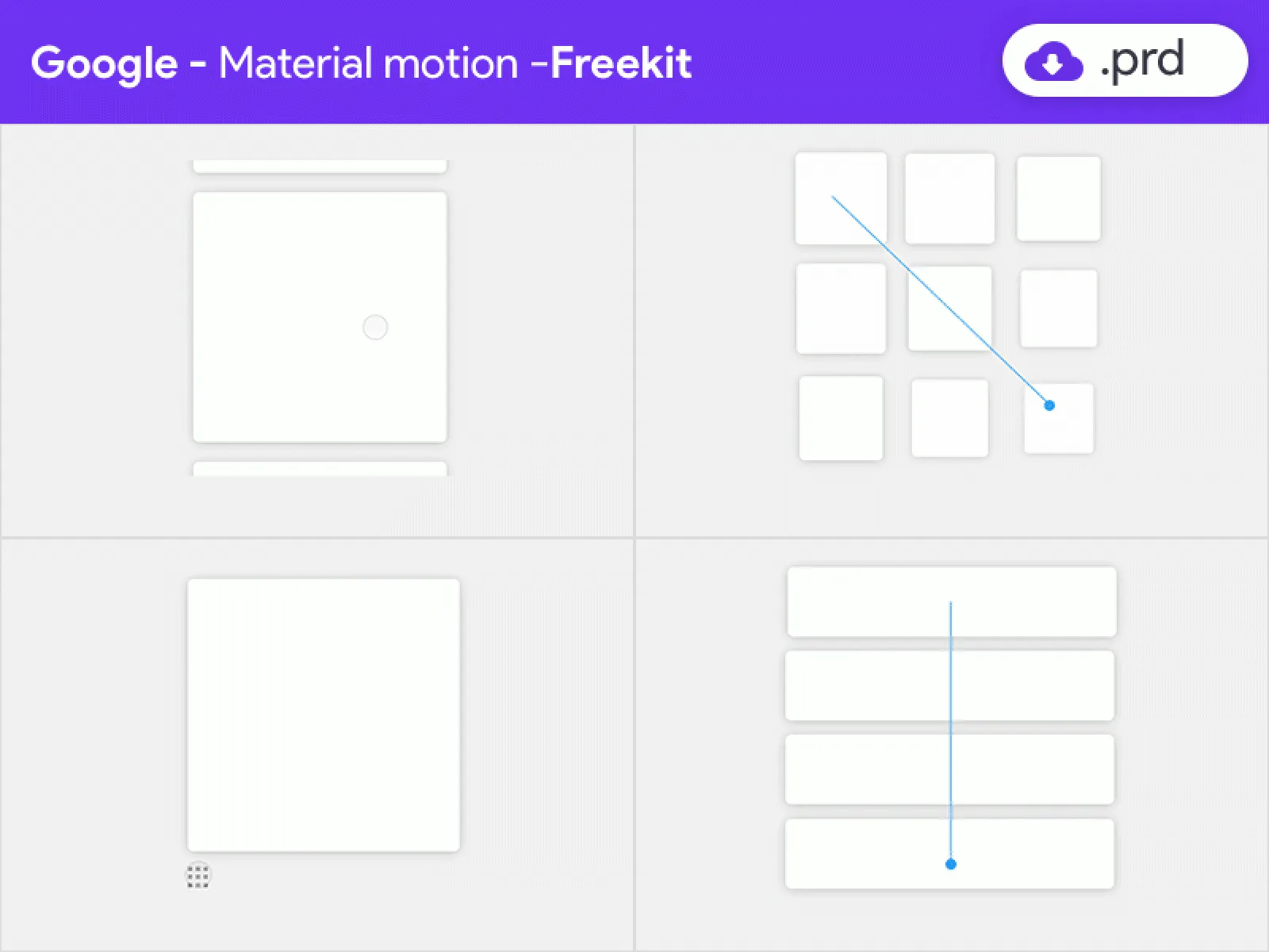 Google Material Motion Kit 2  - Free Figma Template