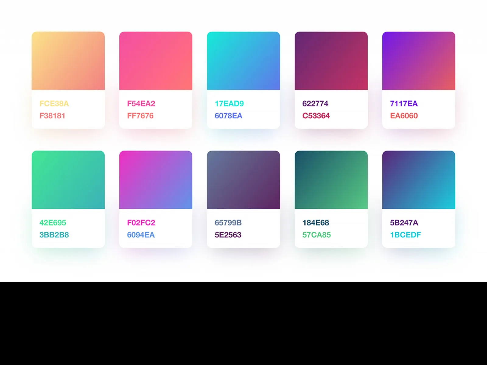 Gradient Color Palette 1  - Free Figma Template