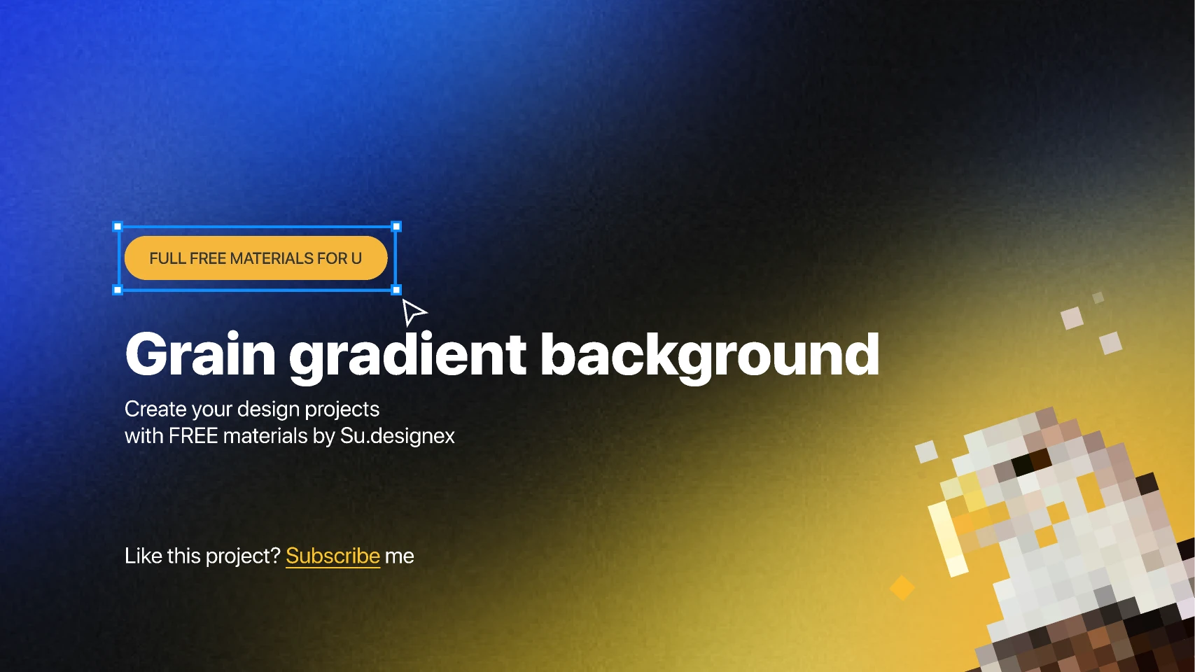 grain gradient background for Figma and Adobe XD