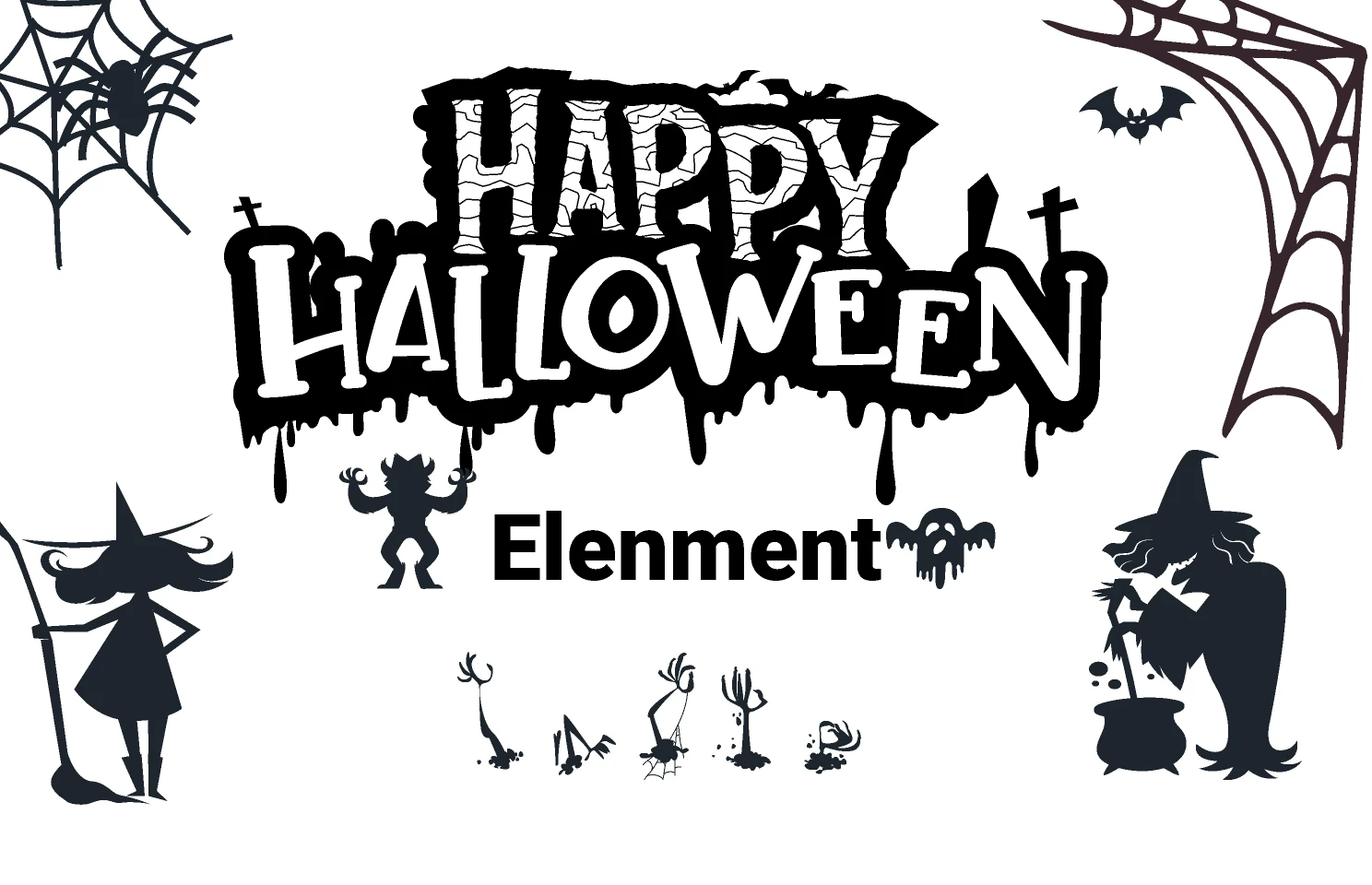 Halloween Element Figma Free for Figma and Adobe XD