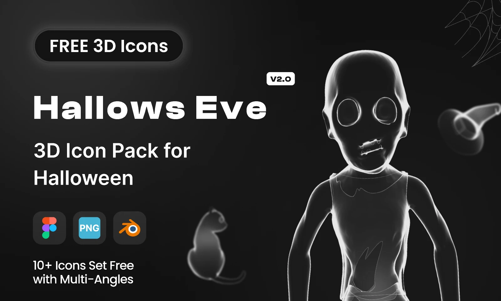 Halloween Eve V2.O - Spooky Icons for Figma and Adobe XD