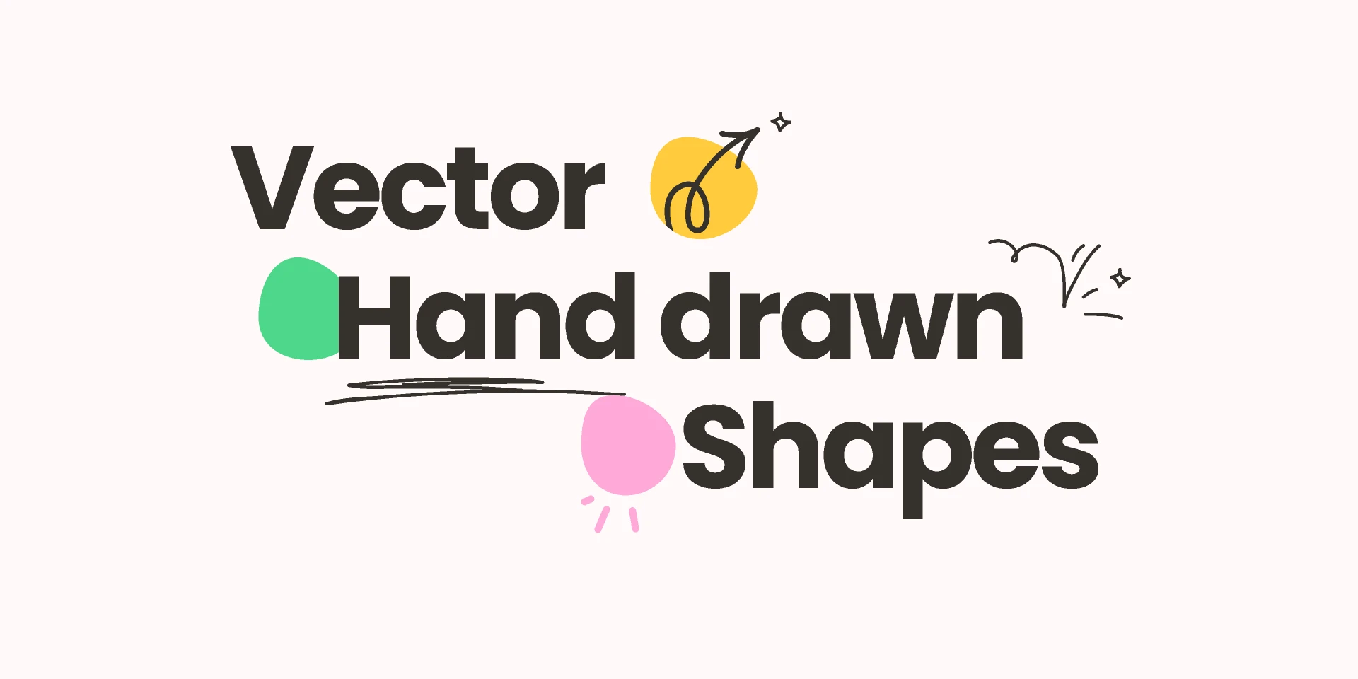 Hand Drawn Shapes for Figma and Adobe XD
